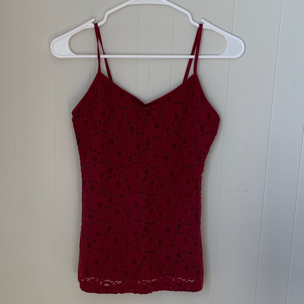 Red Lace Cami